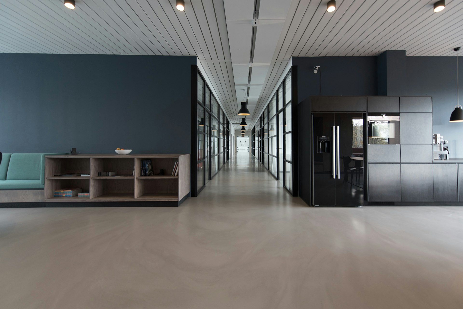 Modern professional office environment